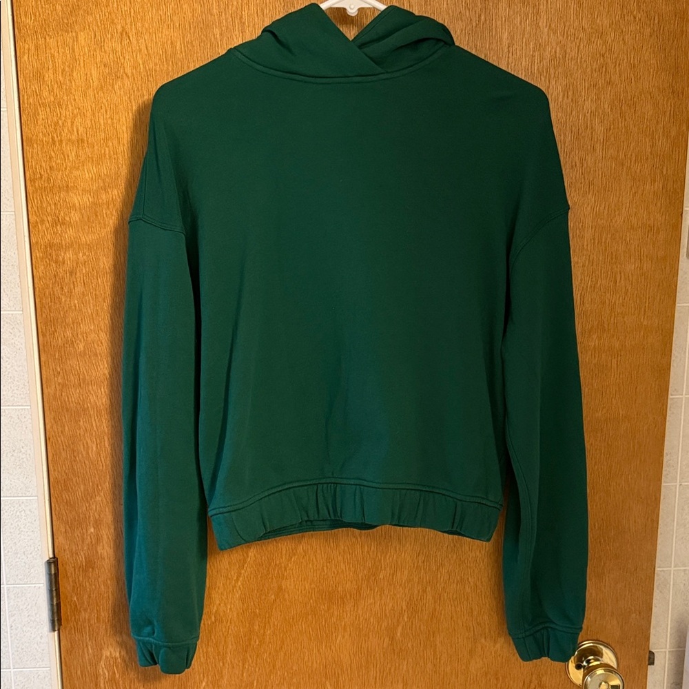Lululemon Everglade  Green Women's Pullover Hoodie Size 4